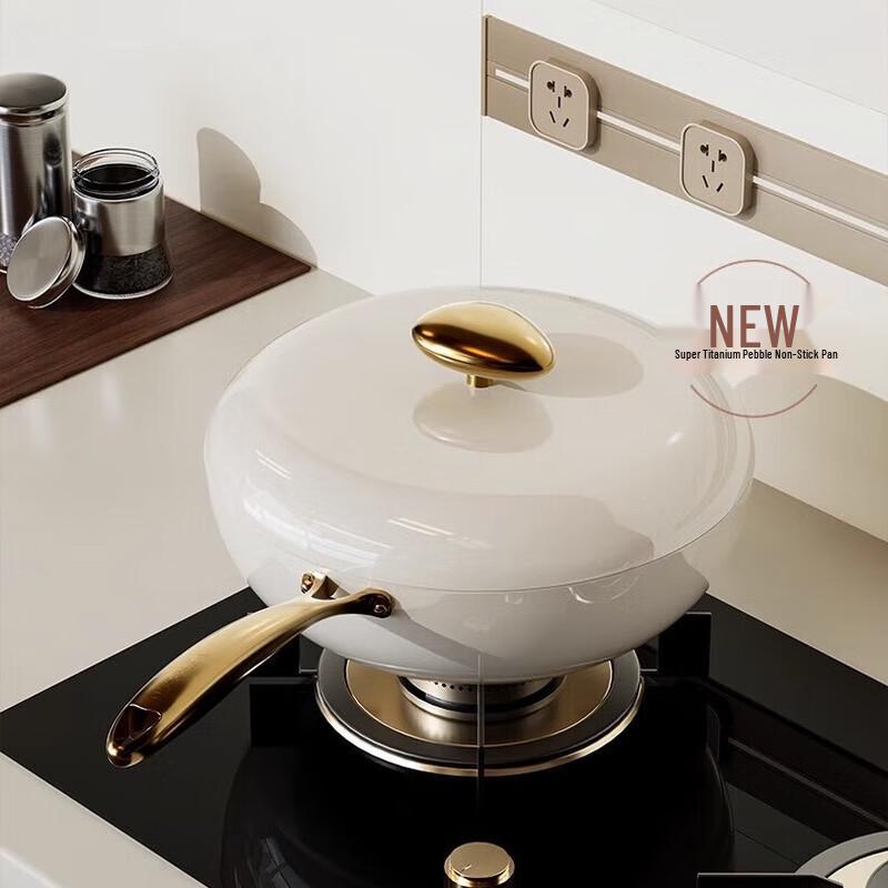 Wenlunshan 32cm Coating-Free Non-Stick Wok