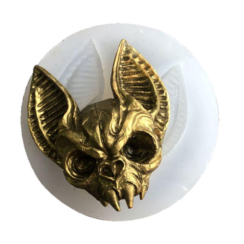 Epoxy Resin Eye Kitten Charm Silicone Mold Sphynx Cat Mold Raven Skull