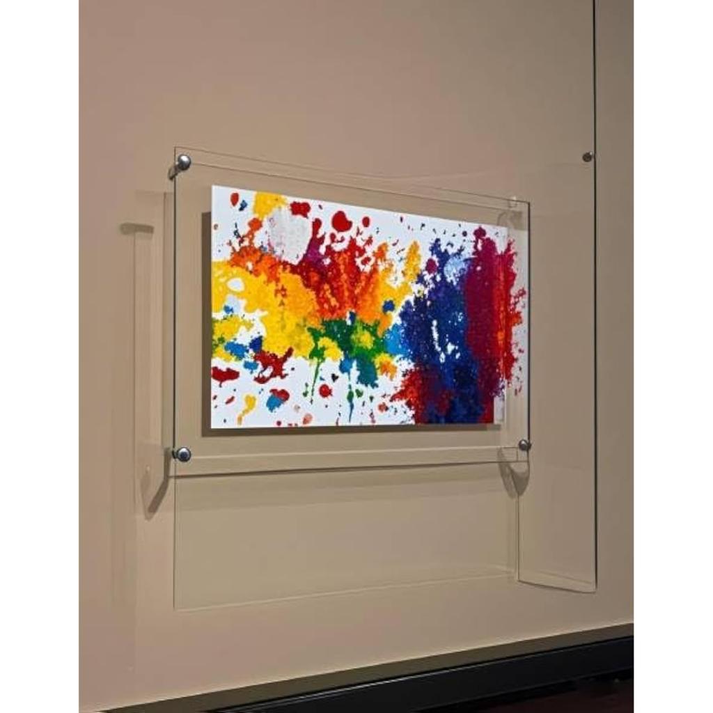 Sign Standoff Screws 1/2 X 1 Inch Stainless Steel Stand Off Wall Mounts Advertising Screw Hardware for Acrylic Signs