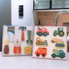 Children's Montessori Early Education Panel1-2-3Year-Old Baby Educational Wooden Puzzle Matching Toy Boys and Girls Grab