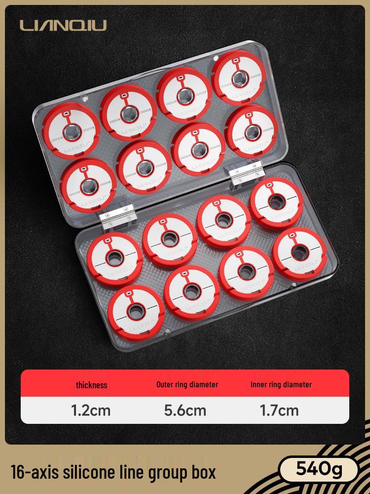 Large Capacity Multifunctional Silicone Fishing Line Box for Big Game Rigging