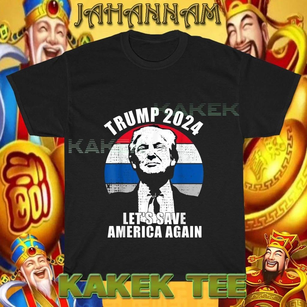 

New donald trump Logo American T shirt Funny Size S to 5XL XL