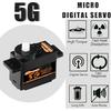 2PCS 5G Mini Digital Servo, Plastic Gear Micro RC Servos Motor Kit for 1/28 RC Car Model Boat Fixed-Wing Helicopter Airplane Robot Toy (2PCS)