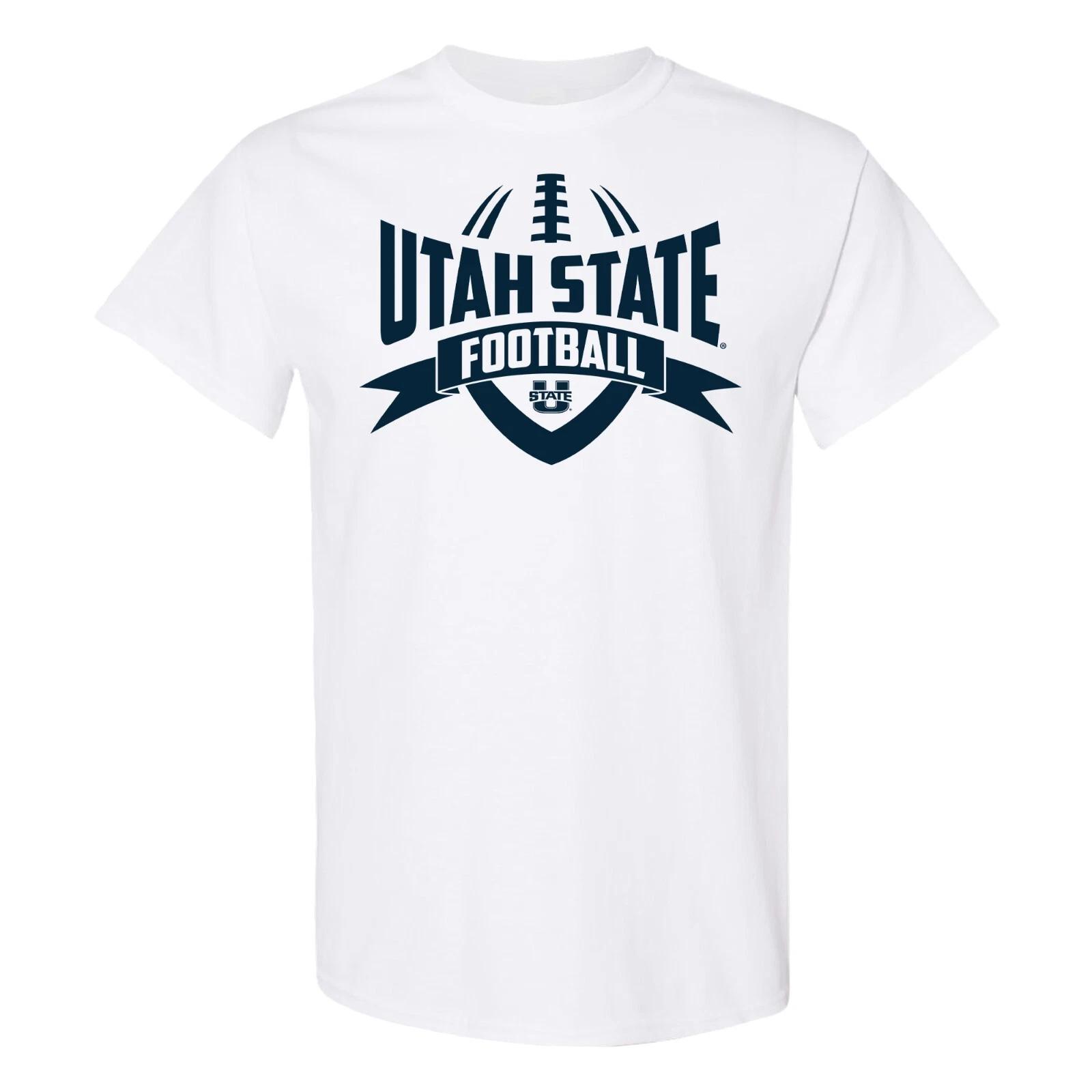 Utah State University Aggies Football Rush T-Shirt - White XL