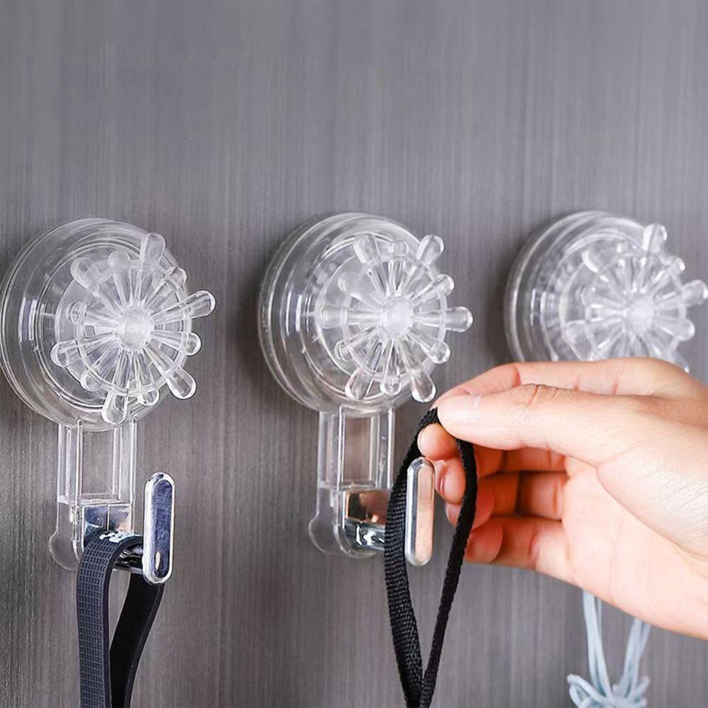 Cârlige cu ventuză multifuncționale Montate pe perete Cârlig pentru lavoar Raft de depozitare durabil pentru baie