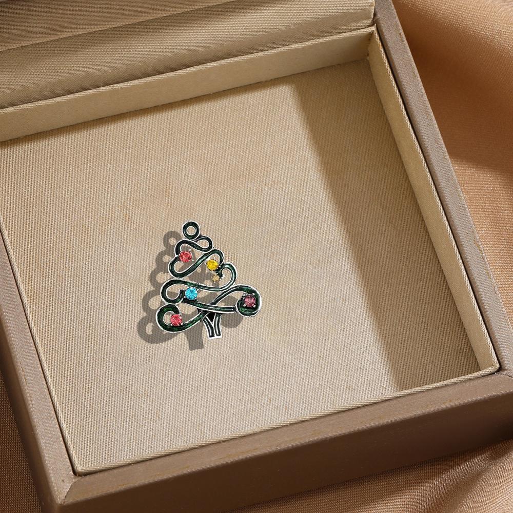 

Christmas Suit Brooch Women s Autumn Winter Alloy Corsage Pin Fashion Versatile Clothes Bag Scarf Accessories Christmas Brooch золотий