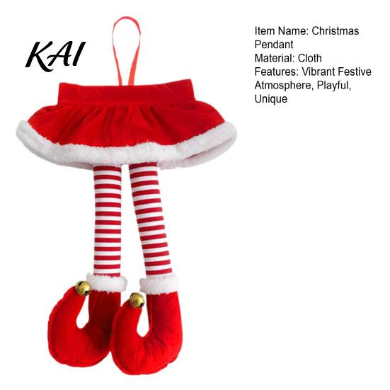 Holiday Gift for Car Lovers 2026 Christmas Mirror Hanging Ornament, Funny Dangling Legs Pendant Creative Pendants with Lanyard Tree Backpack And Door