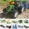 Großer Landwirtschaftstraktor 1:24 Simulations-Erntemaschinen-Transportfahrzeug-Trägheits-Ingenieurfahrzeug-Set Jungen Spielzeug Geschenke