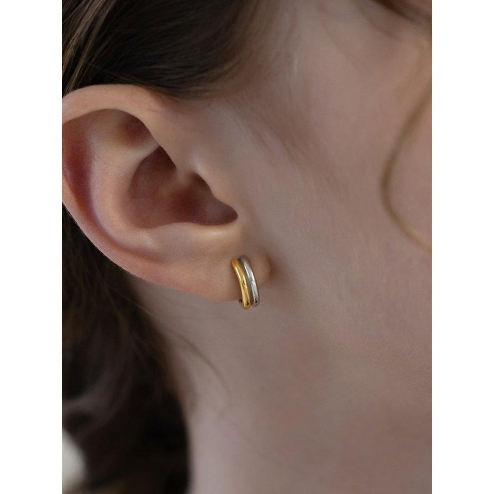 Shift Line Hoop Earrings Ec3216