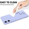 For Sony Xperia 10 VI Case Liquid Silicone Protective Phone Cover with Hand Strap
