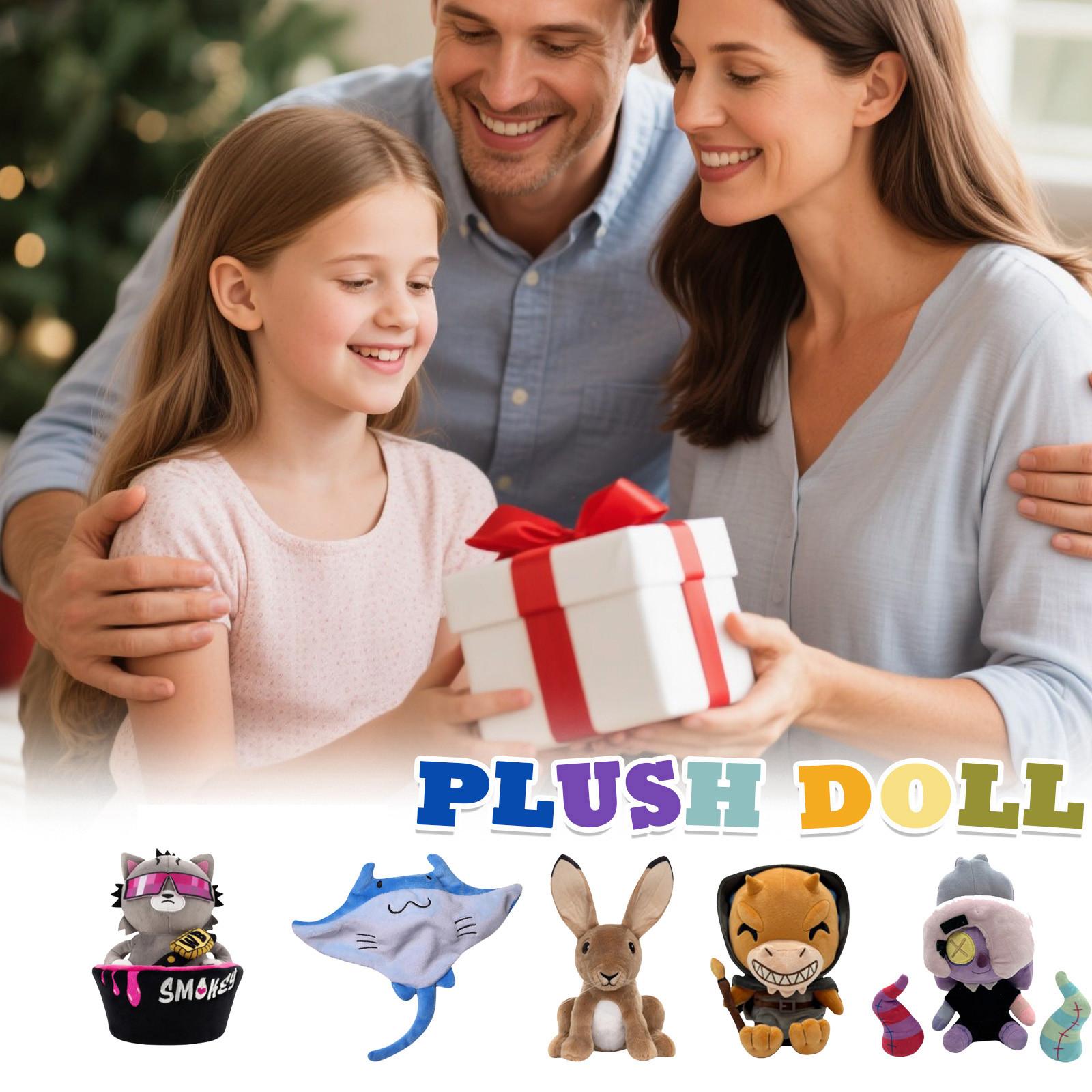 

Плюшевая кукла, Игрушка в подарок, Мультфильм, Детская тряпичная кукла, Детская подарочная подушка(Нет стандарта) One Size