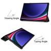 For Galaxy Tab S9FE Plus 12.4inch Tablet Case Tri-Fold Ultra-Thin Stand X610 Tablet Cover
