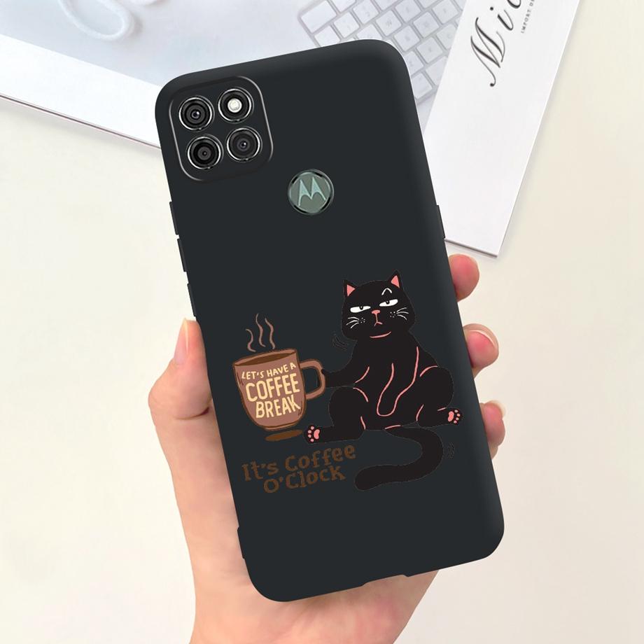 For Motorola Moto G9 Power G9 Play G9 Plus Case Black Liquid Silicone Bumper Soft TPU Marble Space Man Dragon Capa Coque Fundas