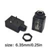 3 Cores Two Channel 6.35mm Microphones Connectors With 7Pin Design For High Fidelitys Signal Transmission