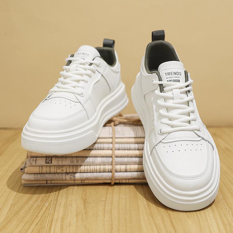 

Internet celebrity men s shoes 2025 new spring lightweight soft sole versatile board shoes men s popular sports and leisure white tide shoes 44