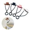 Cowboy Hat Straw Cover Cap For Tumbler Cup 30&40 Oz 10Mm Cowgirl Hat Silicone Straw Topper Protector Lid