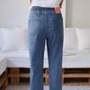 New Arrivals Open Run Women High Waist 2xl Slim Fit Denim Pants
