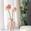 5 Stück Künstliche Hortensienblüten Bouquet für Zuhause Blumengesteck Dekoration Hochzeitstafel Weihnachtsdekoration Löwenzahn