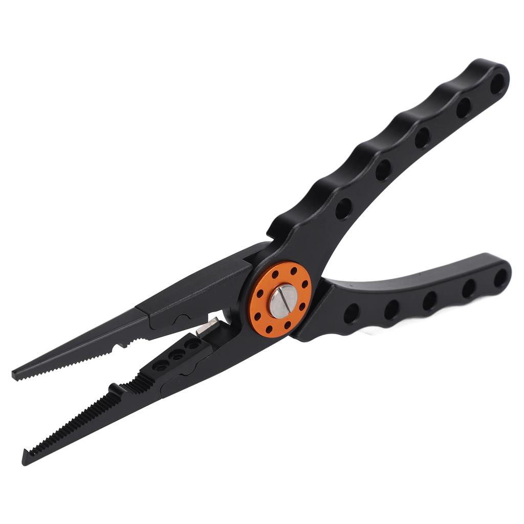 Fishing Pliers Aluminum Alloy Multi Functional Split Ring Pliers Hook Remover Braid Line Cutter