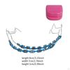 Temporary Tooth Decoration with Storage Box Metal Wires for Adults Kids