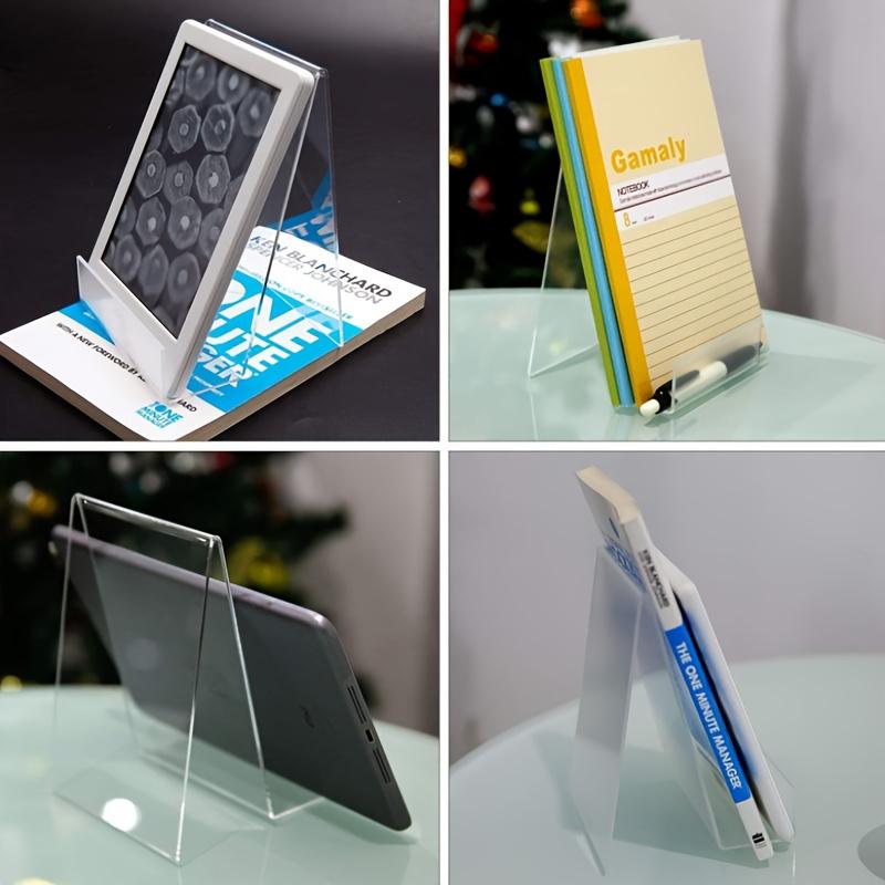 1PC Stand, Transparent Book Holder, Desktop Bracket, Book Setting Table, Photo Album, Mobile Phone Holder, Acrylic Book Stand.