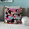 Mafalda Cartoon Cute Pillow Case Sofa Living Room Bedroom Headboard Backrest Cushion Square Cushion Nap Time