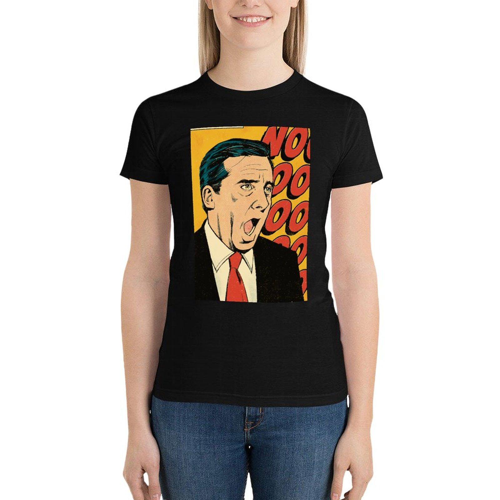 

Meanwhile... T-Shirt Graphics Female Short Sleeve Tee Clothes For Woman S белый