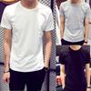 Klassisches Design Unisex Hohe Elastizität O-Ausschnitt Kurze Ärmel Besser Sport Freizeit T-Shirt