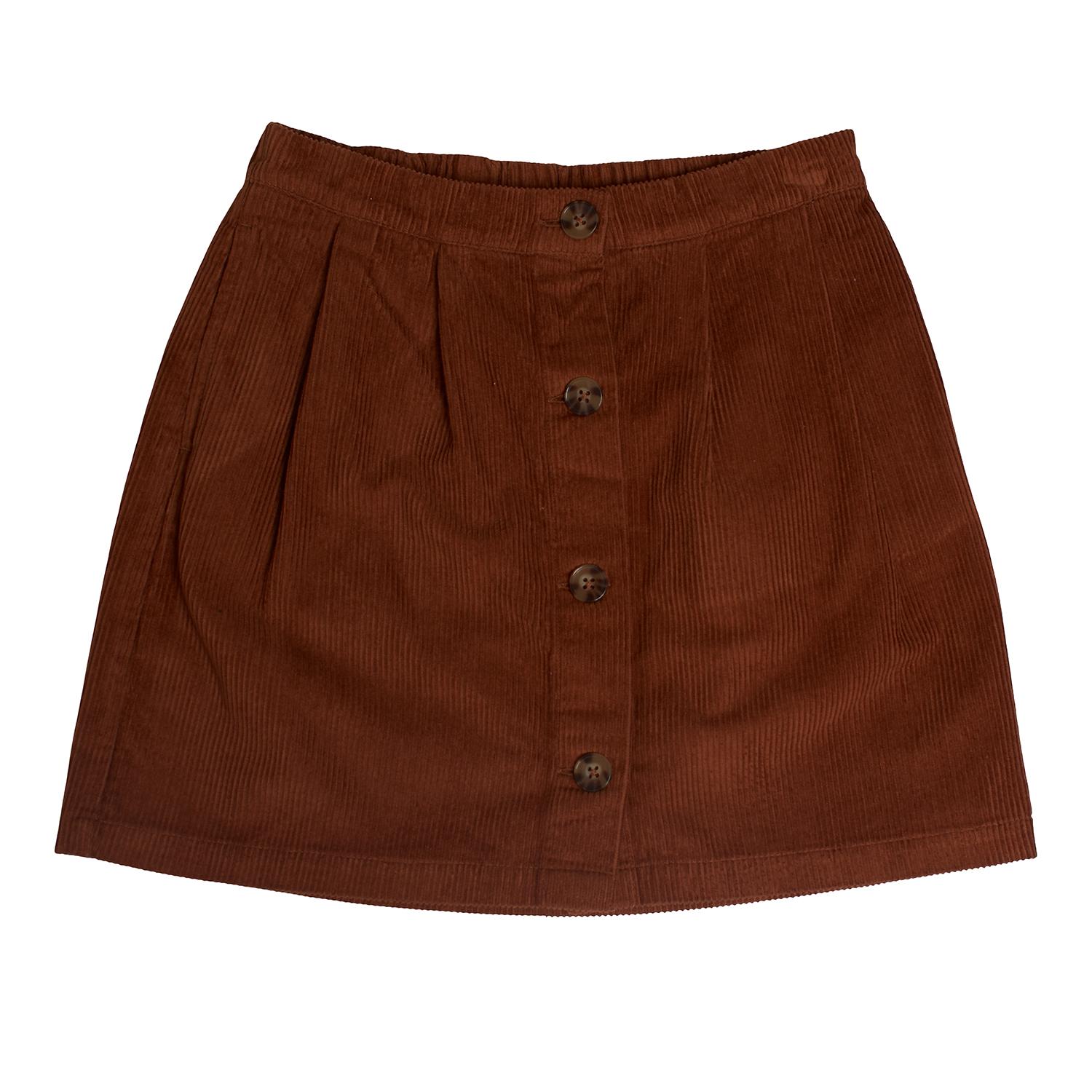 

Короткая вельветовая юбка 786951 для девочки 10 AÑOS коричневый