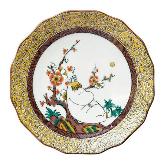 

amabro Kutani ware bean plate amabro JAPAN KUTANI GOSAI [Snork Maiden]