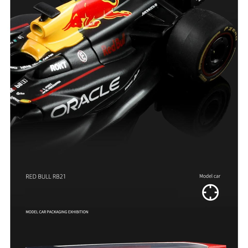 1/43 2023 Campione Red Bull RB19 #1 Verstappen Modello Auto da Corsa Formula Uno Simulazione Lega Pressofusa Modello Super Carra Regali per Bambini