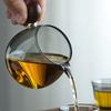 300ML Heat-resistant Glass Tea Pitcher Fair Cup With Wooden Handle Justice Cup Chahai Kung Fu Teacup Tea Set Accessories Teaware