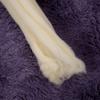 1kg Natural Environmental Pure White Warm Wool Roving Fiber (60S)
