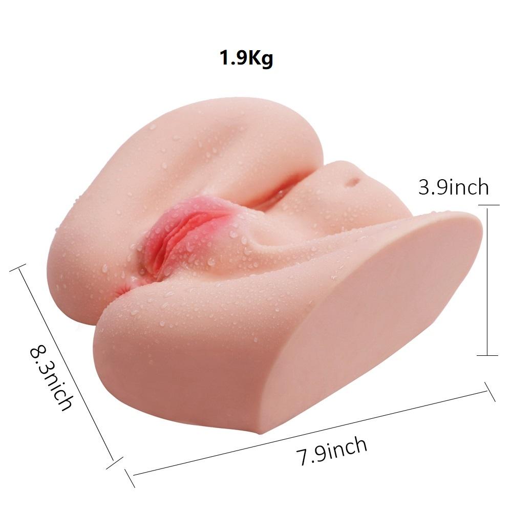 RUNYU Soft TPR mužská masturbátor anální vaginální masturbace pro dospělé 3D silikonová realistická vaginální sexuální panenka pro muže