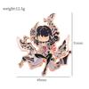 Game Genshin Impact Brooch Cute Cartoon Figure Venti Zhongli Badge Enamel Metal Brooch Jeans Jacket Lapel Pin Accessories Gifts