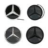 Autoaufkleber 2025 Heiß Für Mercedes Benz Chrom Silber Und Glänzend Schwarz Frontgrill Stern Emblem Beleuchtetes Logo Für Mercedes Be