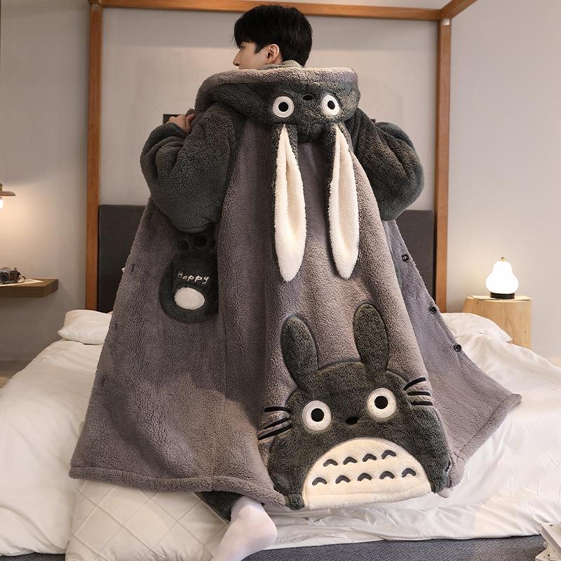 Men`S Pajamas Cartoon Autumn And Winter
