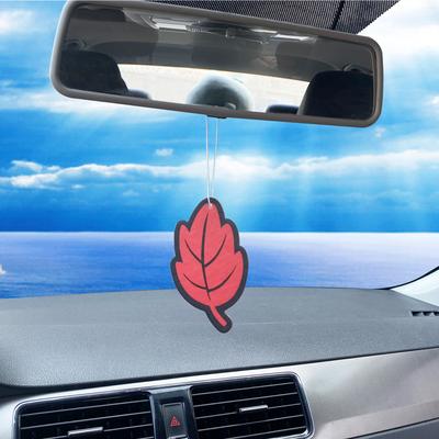 Désodorisant pour Voiture Parfum Naturel Thé Papier Suspendu Auto Pastilles Parfumées Vanille Feuille Parfumée Forme Accessoires Voiture