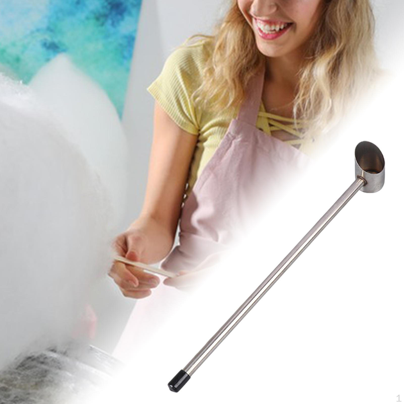 

Ложка для сахарной ваты, инструменты для изготовления хлопка, аксессуар, профессиональная прочная замена с длинной ручкой 5cmx2.9cmx3.15cm