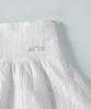 Aejeuon Lacy Check Skirt / White