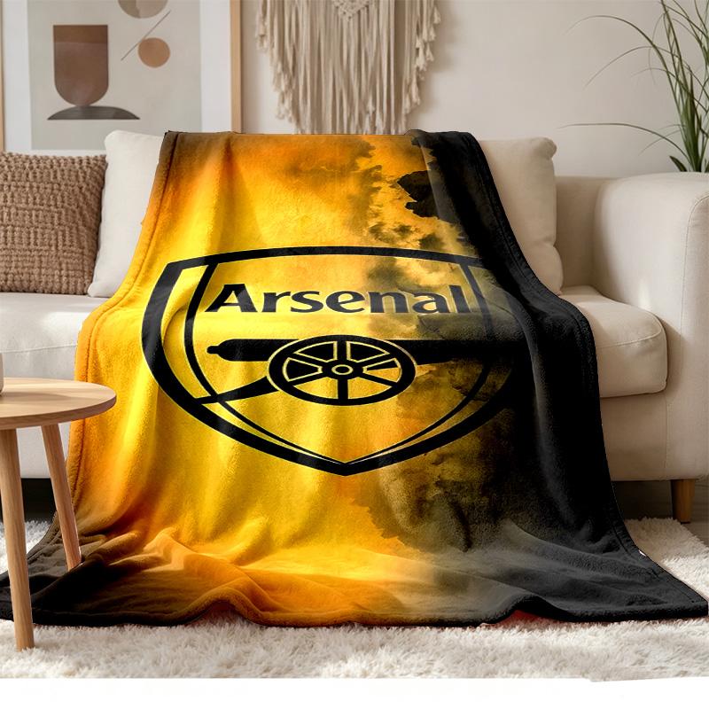 Arsenal Soft and Comfortable Flannel Suitable for Sofas Living Rooms Outdoor Camping Travel and Also Makes a Great Anniversary Gift
