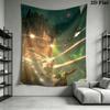 Deep Rock Galactic Wall Tapestry Aesthetic Wall Hanging Printed Fabric Blanket Decorative Tapestries for Bedroom Living Room Home Decor