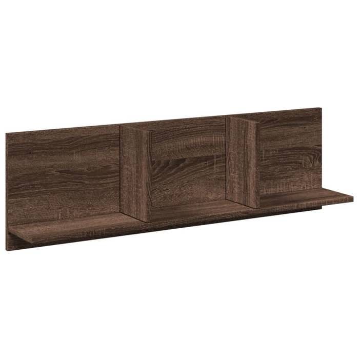 VidaXL Armoire murale 100x16,5x30 cm chêne marron bois d'ingénierie, armoire murale flottante, étagère murale, vitrine 854865