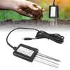 Soil NPK Sensor, 7 In 1 Intelligent Soil Nutrient Fertilizer Tester Probe, Portable USB Temperature Humidity Detector, for Greenhouse, Garden