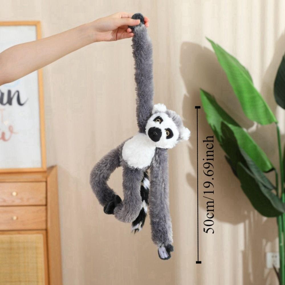 Long Arm Monkey Plush Toy Realistice Orangutan Plush Doll Large Plush Monkey Doll Room Decor