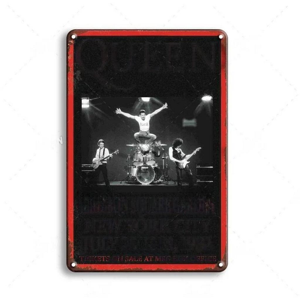 Music Metal Tin Signs Velvet Wall Decoration Plaque Vintage Art Poster Iron Painting for Man Cave Home Cafe Garden Club Bar