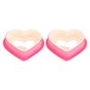 2PCS Sandwich Cutter Bread Mold Heart Shape Cookie Maker Bread Mold for Kids and Family Kitchen Tools