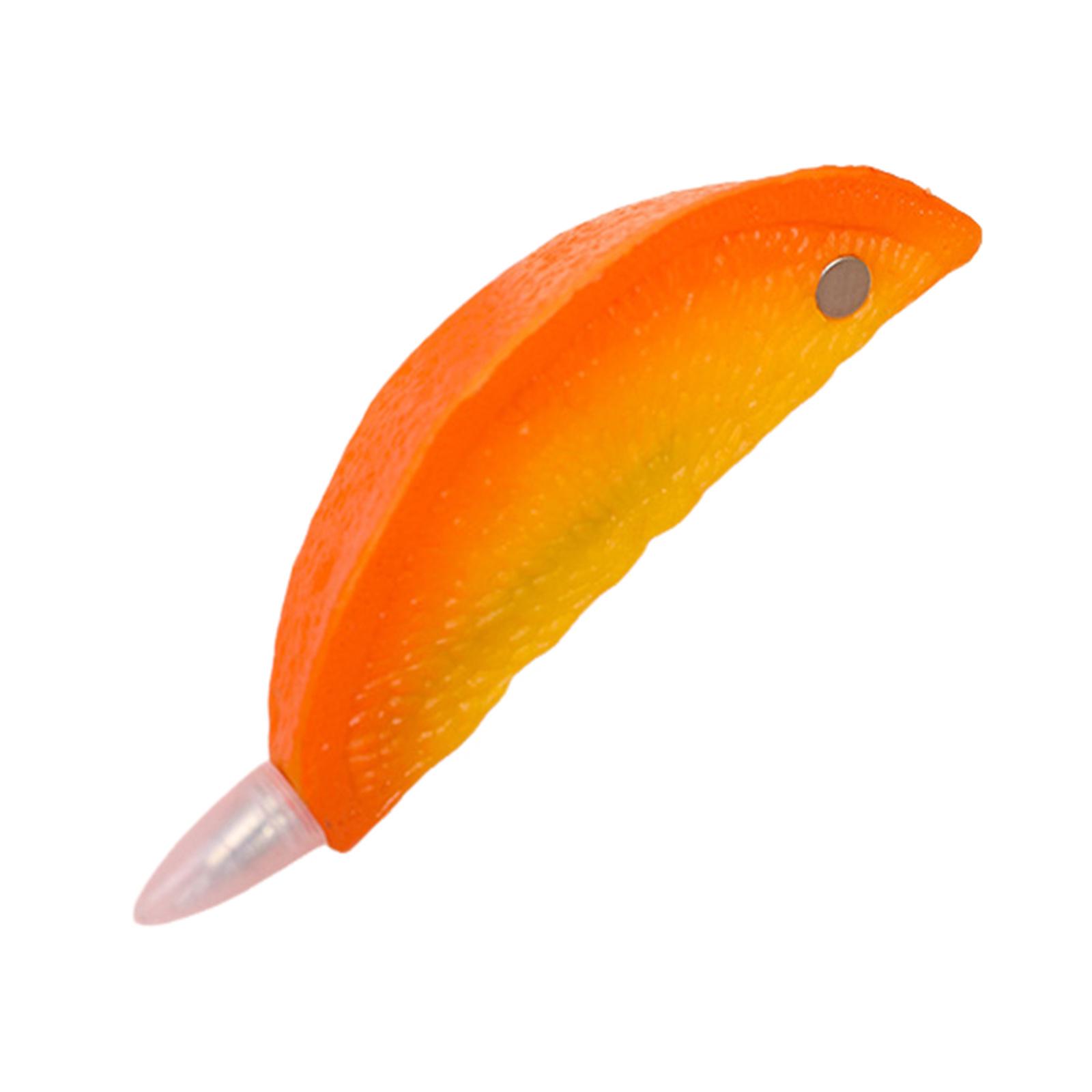 Fruit/Vegetable Shaped Ballpoint Pen With Magnet Cartoon Black Ink Pen Creative Stationery Gift For School Children