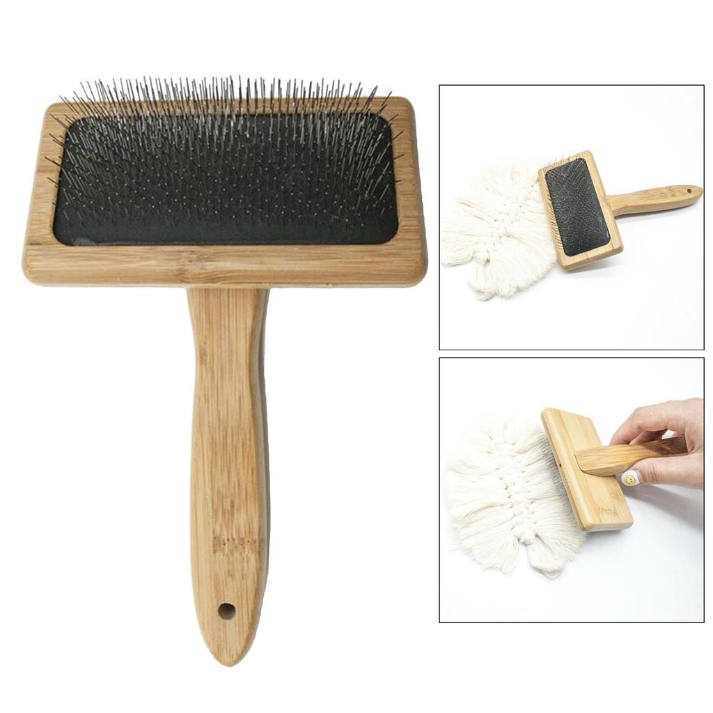 Dog Cat Slicker Brush Grooming Cleaning Brush Comb Shedding Tool