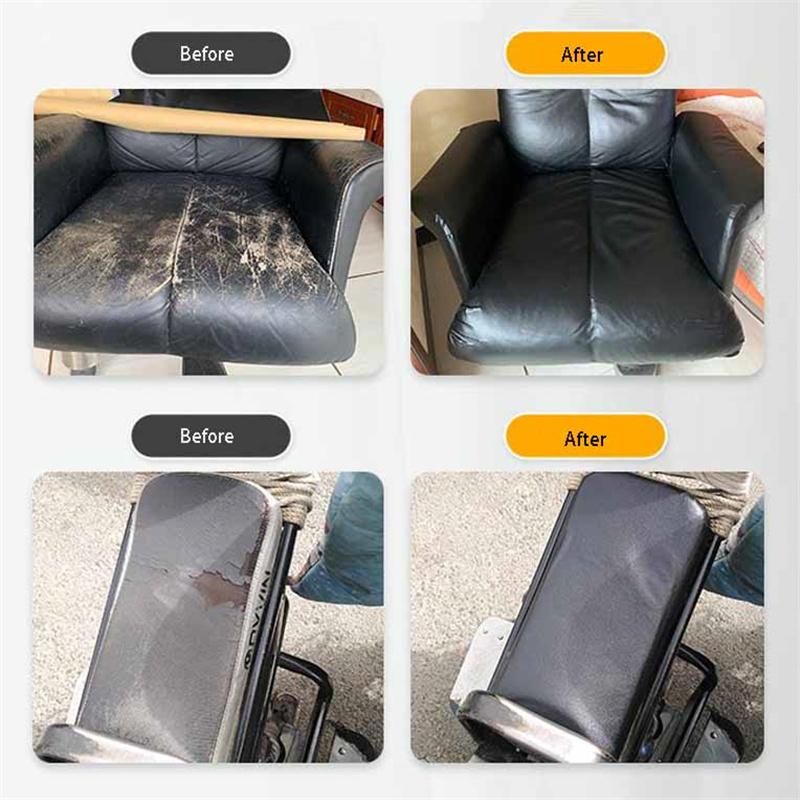 Samolepicí Vodotěsná Faux Kůže Obal DIY Nábytek Pohovka Interiér Auta Proměna a Restaurování Opravná Záplata